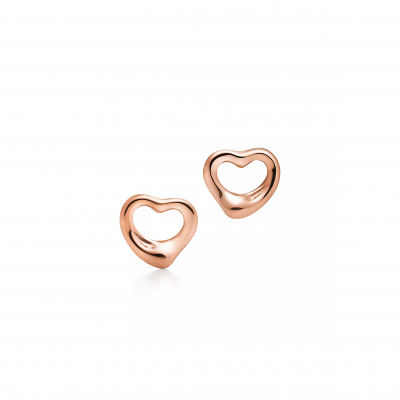 TIFFANY ELSA PERETTI® OPEN HEART PIN EARRINGS 60138029
